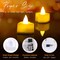 6000 Pieces Artificial Rose Petal with 72 Pieces Romantic Heart Led Candle Flameless Love Led Tealight Candle for Valentine's Day Romantic Night Anniversary Table Decor (Warm White Light)